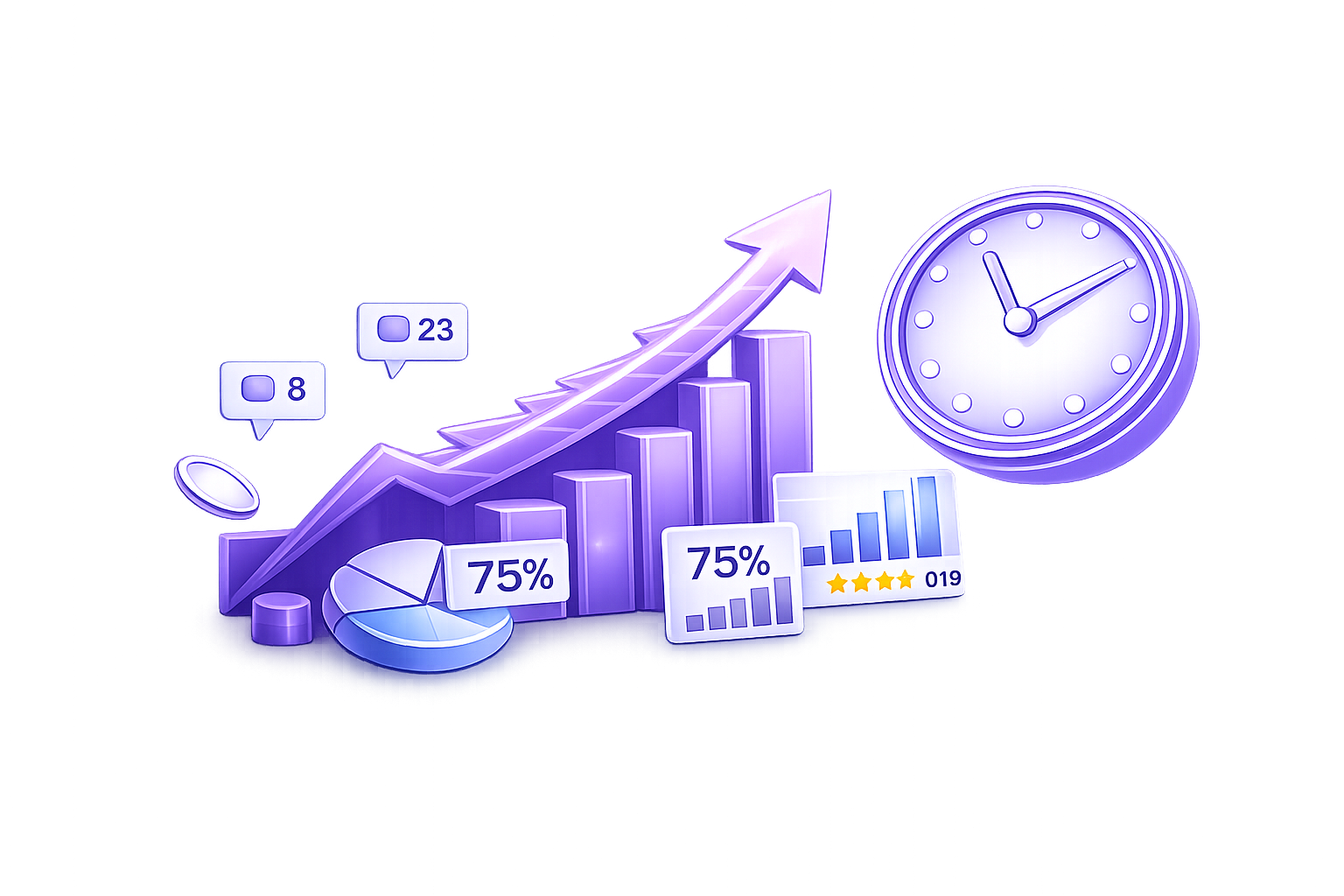 Графика за растеж и спестено време